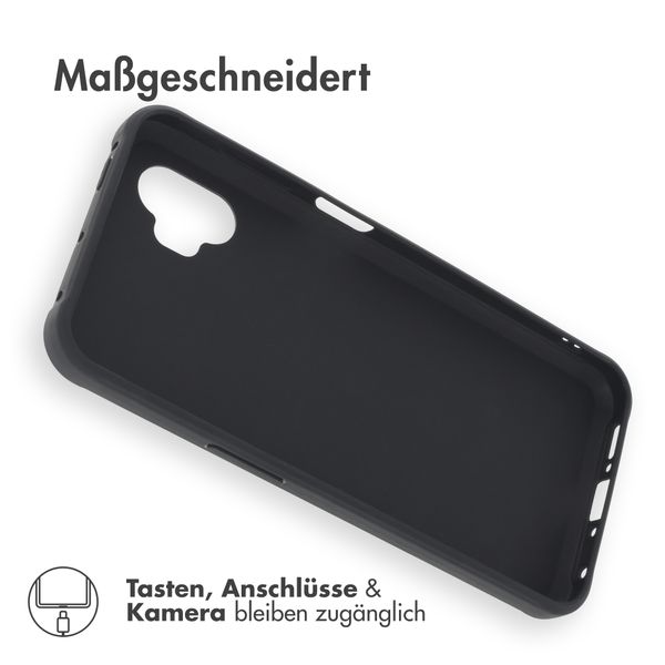 Accezz Color TPU Hülle Samsung Galaxy Xcover 7 Pro - Schwarz