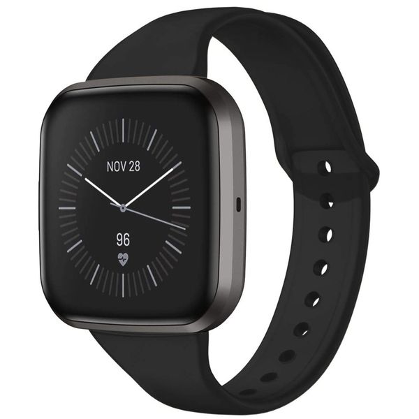 imoshion Silikonband für die Fitbit Versa 2 / Versa Lite - Schwarz