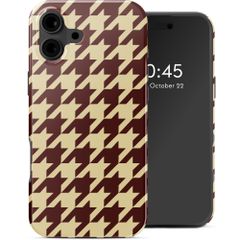 Selencia Vivid Rückabdeckung mit MagSafe Apple iPhone 16 - Pied-de-Poule