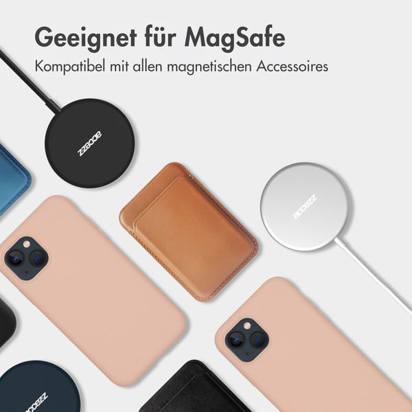 Accezz Liquid Silikoncase mit MagSafe Apple iPhone 16 - Rosa