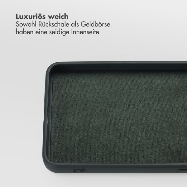 Selencia Olyn Abnehmbare Bookcase mit MagSafe Samsung Galaxy S26 Plus - Grün