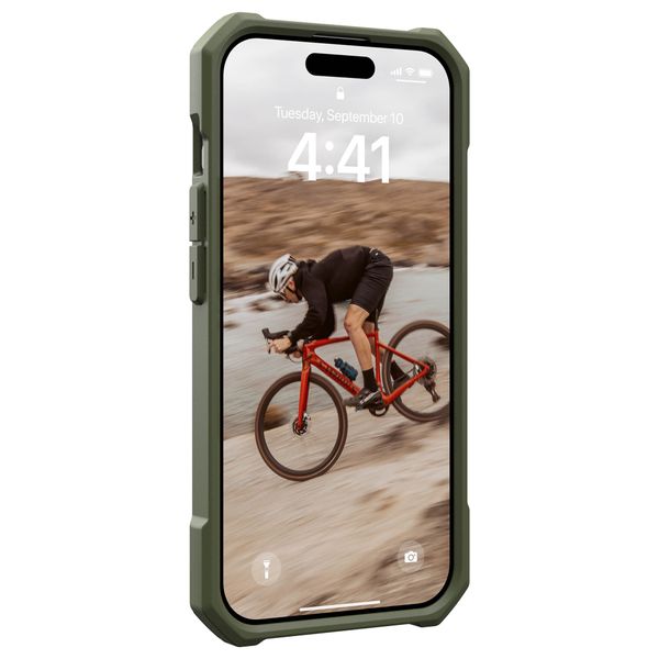 UAG Essential Armor MagSafe für das iPhone 15 Pro - Olive Drab