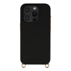 Selencia Rivièra Backcover mit MagSafe mit abnehmbaren Haken Apple iPhone 15 Pro - Velvet Black