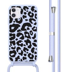 imoshion SilikonHülle design mit Band Apple iPhone 11 - Animal Lila