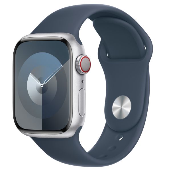 Apple Sport Armband für das  Apple Watch Series 1 t/m 9 / SE (38/40/41 mm) | Series 10 / 11 (42 mm) - Größe M/L - Storm Blue