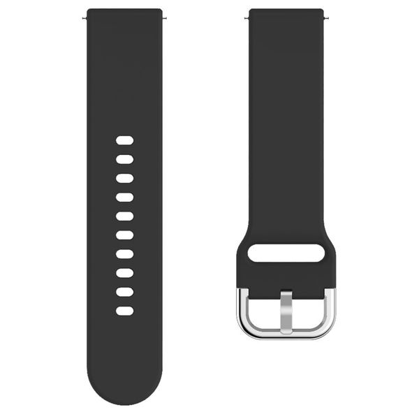 imoshion Silikonband für die Samsung Galaxy Watch 40/42mm / Active 2 42/44mm - Schwarz