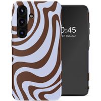 Selencia Vivid Rückabdeckung mit MagSafe Samsung Galaxy S25 - Dream Swirl Chocolate