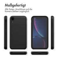 imoshion Backcover mit Kartenfach für das iPhone Xr - Schwarz