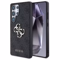 Guess 4G Metal Logo Back Cover für das Samsung Galaxy S25 Ultra - Black