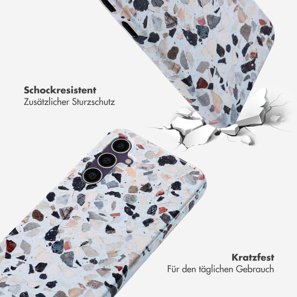 Selencia Vivid Back Cover Samsung Galaxy S23 FE - Chic Terazzo