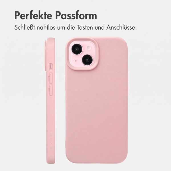 imoshion Texture Backcover Apple iPhone 15 - Rosa