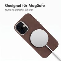 Accezz Mesh Backcover mit MagSafe Apple iPhone 16 - Braun