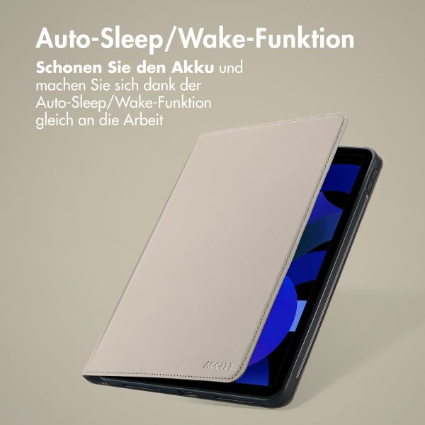 Accezz Classic Klapphülle Apple iPad Pro 11 (2018/2020/2021/2022) / Air 5 (2022) / Air 4 (2020) - Greige