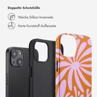 Selencia Vivid Back Cover Apple iPhone 13 - Modern Bloom Pink