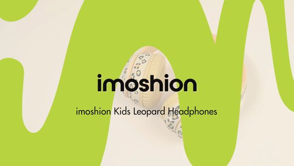 imoshion - Special Edition - Kabellose Kinderkopfhörer LED Light - Mit AUX-kabel - Leopard