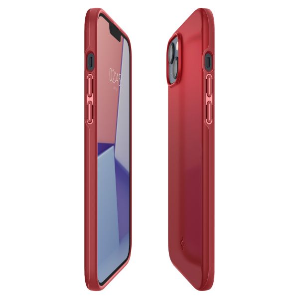 Spigen Thin Fit™ Hardcase für das iPhone 14 Plus - Rot