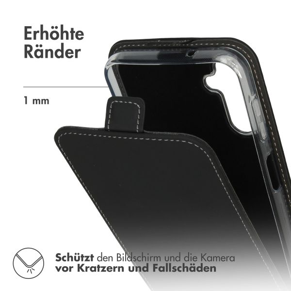 Accezz Flip Case für das Samsung Galaxy A14 (5G/4G) - Schwarz