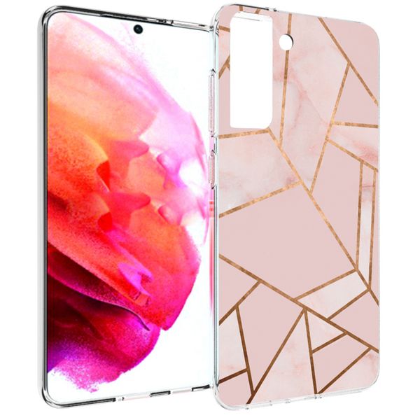 imoshion Design Hülle Samsung Galaxy S21 FE - Pink Graphic