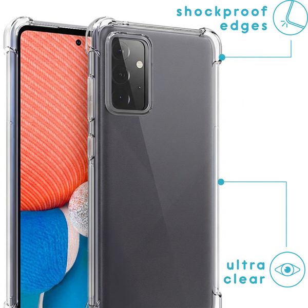 imoshion Transparentní zadní kryt s šňůrkou Samsung Galaxy A72 - Schwarz