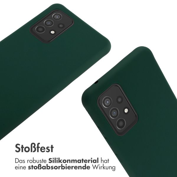 imoshion SilikonHülle mit Band Samsung Galaxy A52(s) (5G/4G) - Dunkelgrün