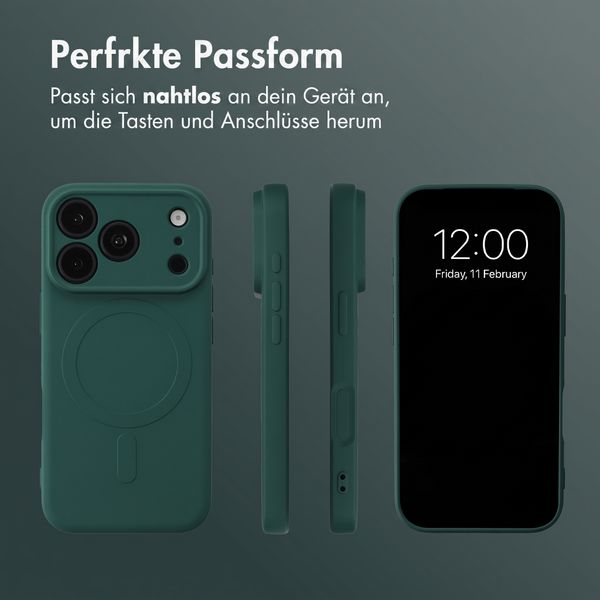 imoshion Color Back Cover mit MagSafe Apple iPhone 18 Pro / 17 Pro - Dunkelgrün