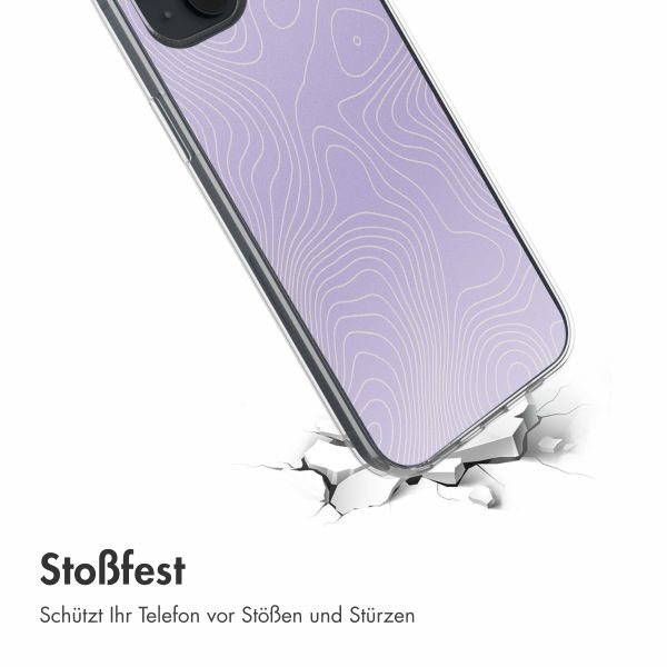 imoshion Design Hülle iPhone 14 - Topo Lilac