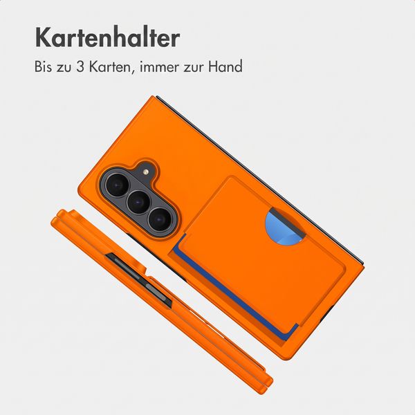 imoshion Backcover mit Kartenhalter Samsung Galaxy Z Fold 8 Ultra - Orange