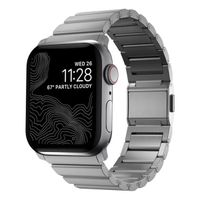 Nomad Titan-Gliederarmband für das  Apple Watch Series 1 t/m 11 / SE / Ultra (44/45/46/49 mm) - Silver