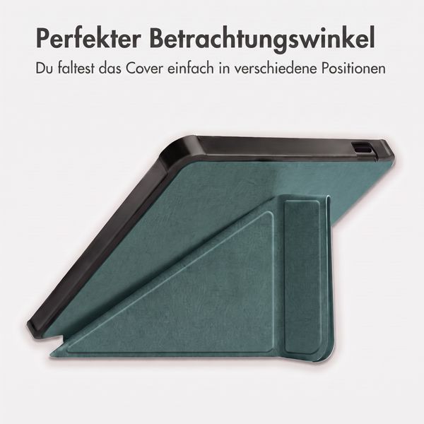 imoshion Klappbare Klapphülle Kobo Libra Colour - Dunkelgrün