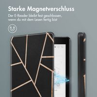 imoshion Design Slim Hard Case Klapphülle Kobo Aura One - Black Graphic