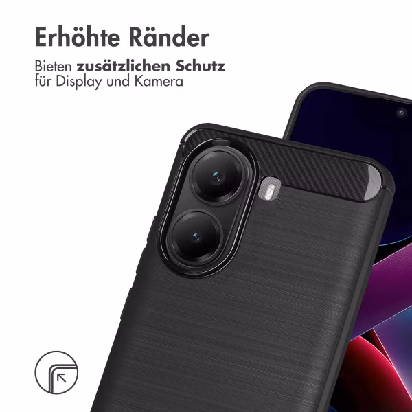 imoshion Brushed Back Cover Xiaomi Poco X7 Pro - Schwarz