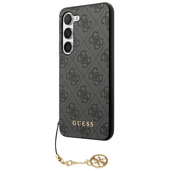 Guess 4G Classic Logo Back Cover Charm Samsung Galaxy S24 Plus - Schwarz