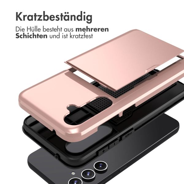 imoshion Backcover mit Kartenfach für das Samsung Galaxy S23 FE - Rosé gold