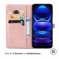 imoshion Mandala Klapphülle für das Xiaomi Redmi Note 12 Pro - Rose Gold