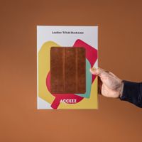 Accezz Leder Trifold Klaphülle Apple iPad Pro 11 (2025) M5 / (2024) M4 - Cognac