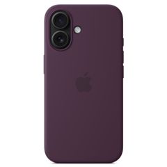 Apple Silikon-Case MagSafe für das Apple iPhone 16 - Plum