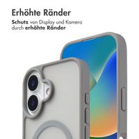 imoshion Color Guard Back Cover mit MagSafe für das iPhone 16 - Grau