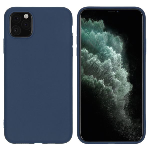 imoshion Color TPU Hülle Dunkelblau für iPhone 11 Pro Max