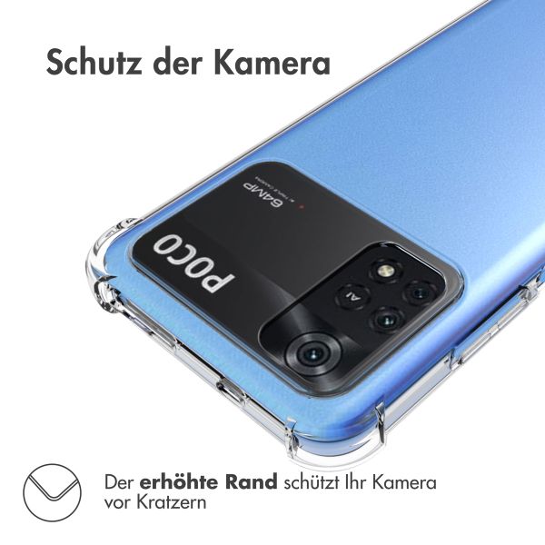 imoshion Shockproof Case für das Xiaomi Poco M4 Pro 5G - Transparent