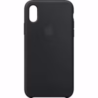 Apple Silikon-Case Schwarz für das Apple iPhone Xs / X