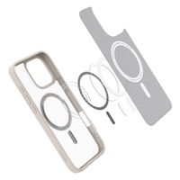 Spigen Ultra Hybrid Backcover MagSafe Apple iPhone 16 Pro - Frost Natural Titanium
