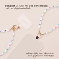 imoshion Farbige Handyketten Set mit Perlen – Rosa