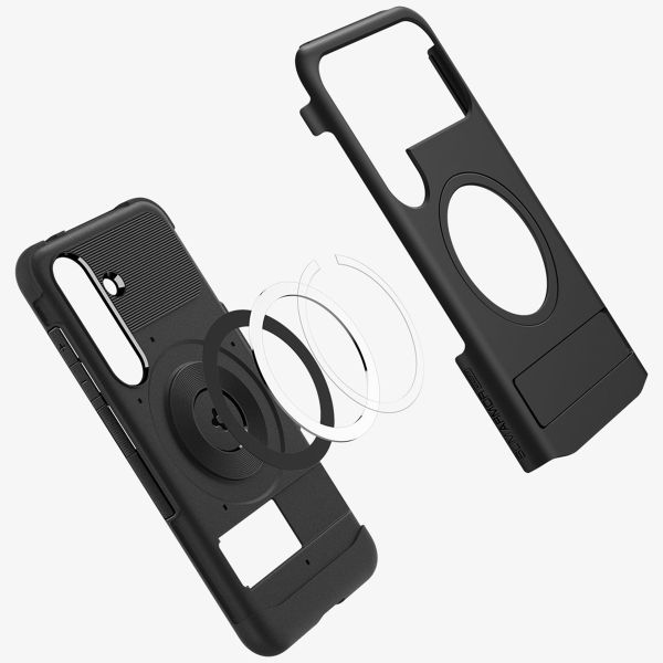 Spigen Slim Armor™ Case MagSafe für das Samsung Galaxy S25 - Schwarz