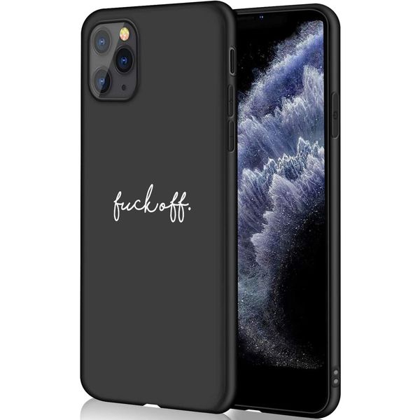 imoshion Design Hülle iPhone 11 Pro - Fuck Off - Schwarz