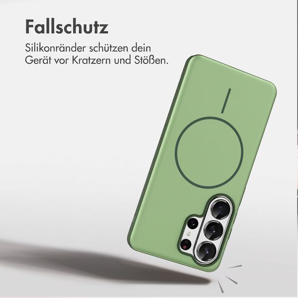 imoshion Color Backcover mit Thin MagSafe Ring Samsung Galaxy S26 Ultra - Dunkelgrün