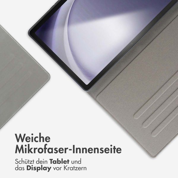 Accezz Classic Klapphülle Samsung Galaxy Tab A9 Plus - Braun