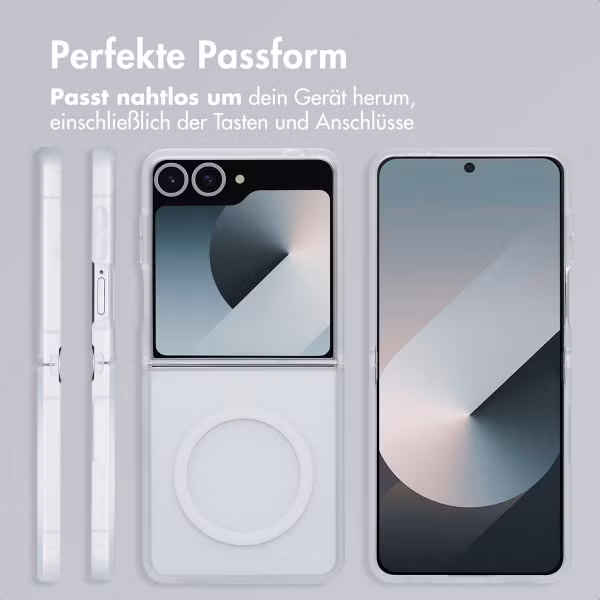 imoshion Color Guard Back Cover mit MagSafe Samsung Galaxy Z Flip 7 - Weiß