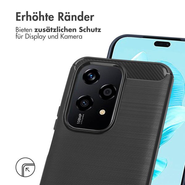 imoshion Brushed Back Cover Honor 200 Lite - Schwarz