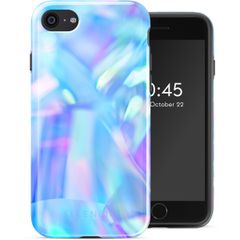 Selencia Vivid Tough Back Cover für das iPhone SE (2022 / 2020) / 8 / 7 - Holographic Blue Dream