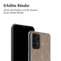 imoshion Design Hülle Samsung Galaxy A53 - Graphic Lines Beige